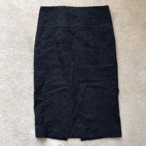 Express black pencil skirt